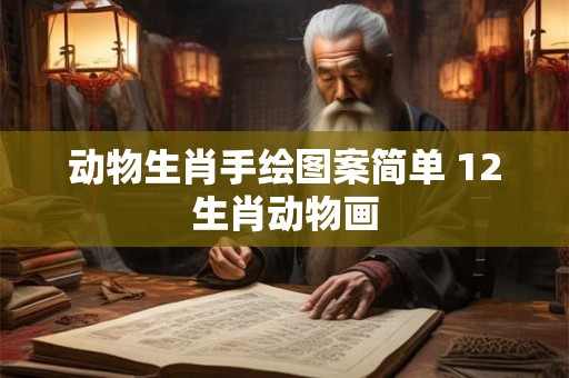 动物生肖手绘图案简单 12生肖动物画