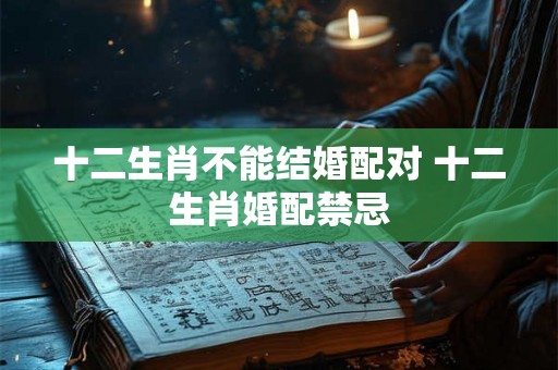 十二生肖不能结婚配对 十二生肖婚配禁忌 十二生肖不能结婚配对 十二生肖婚配禁忌