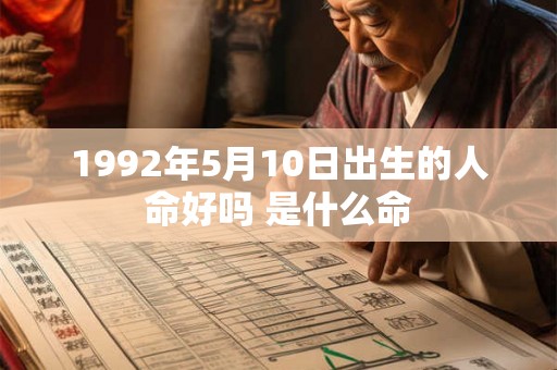 1992年5月10日出生的人命好吗 是什么命