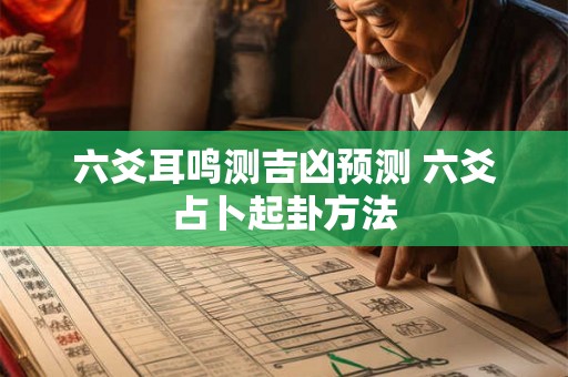六爻耳鸣测吉凶预测 六爻占卜起卦方法