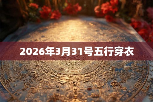 2026年3月31号五行穿衣