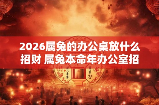 2026属兔的办公桌放什么招财 属兔本命年办公室招财风水