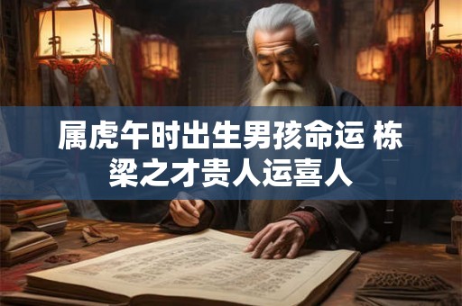 属虎午时出生男孩命运 栋梁之才贵人运喜人