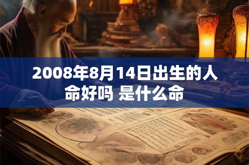 2008年8月14日出生的人命好吗 是什么命