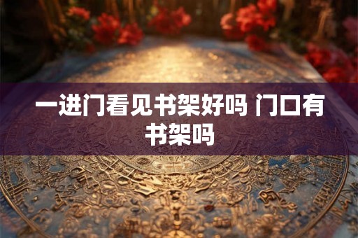 一进门看见书架好吗 门口有书架吗