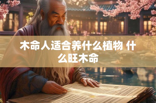 木命人适合养什么植物 什么旺木命