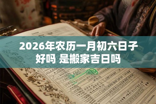 2026年农历一月初六日子好吗 是搬家吉日吗