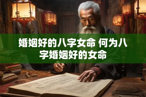婚姻好的八字女命 何为八字婚姻好的女命