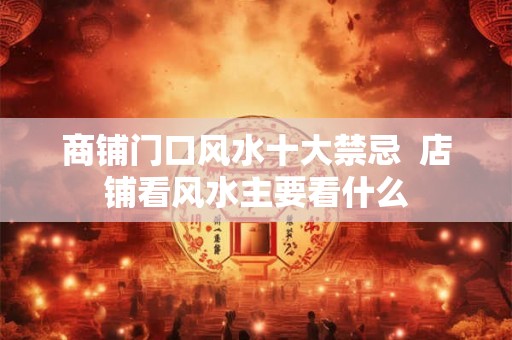 商铺门口风水十大禁忌  店铺看风水主要看什么