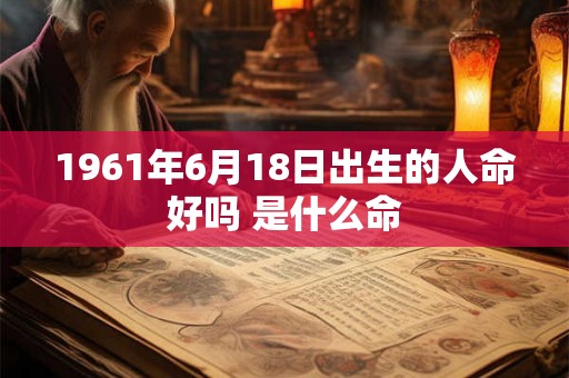 1961年6月18日出生的人命好吗 是什么命