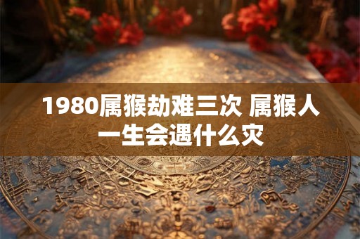 1980属猴劫难三次 属猴人一生会遇什么灾