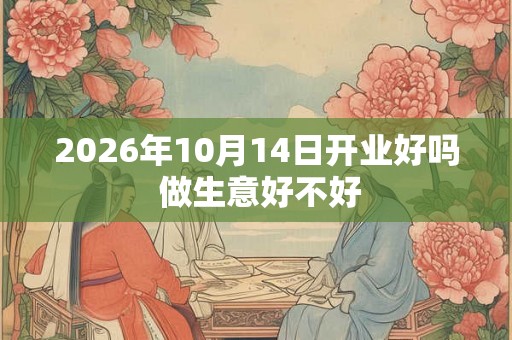 2026年10月14日开业好吗 做生意好不好