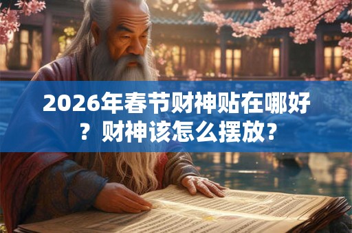 2026年春节财神贴在哪好？财神该怎么摆放？