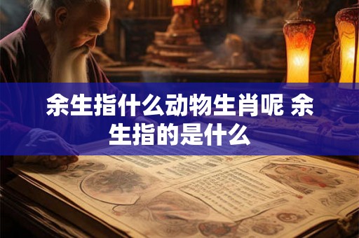 余生指什么动物生肖呢 余生指的是什么