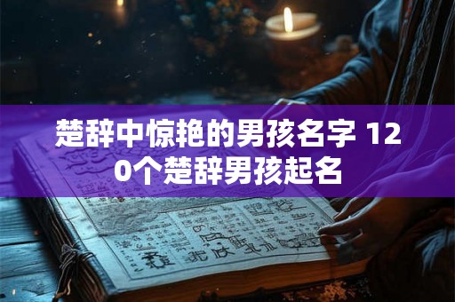 楚辞中惊艳的男孩名字 120个楚辞男孩起名