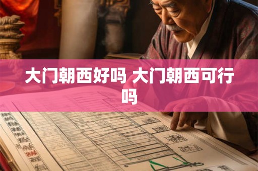 大门朝西好吗 大门朝西可行吗