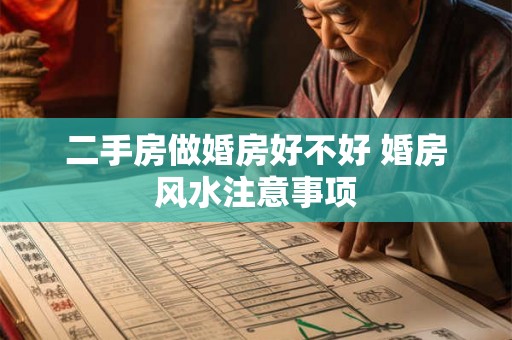 二手房做婚房好不好 婚房风水注意事项