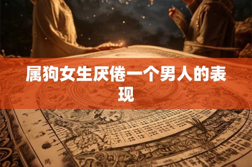 属狗女生厌倦一个男人的表现