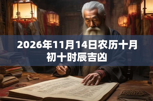 2026年11月14日农历十月初十时辰吉凶