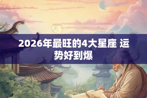 2026年最旺的4大星座 运势好到爆