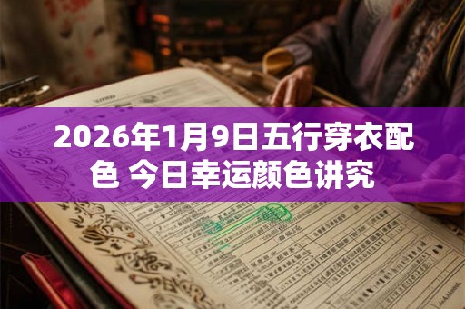 2026年1月9日五行穿衣配色 今日幸运颜色讲究