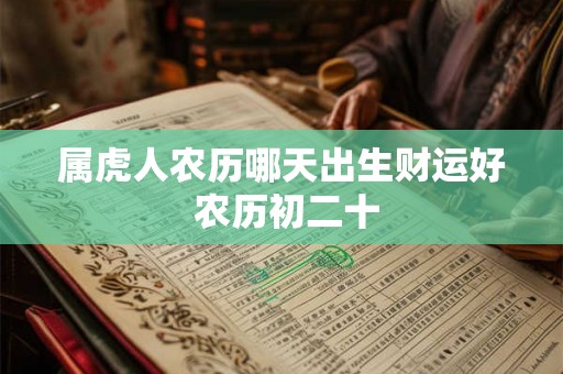 属虎人农历哪天出生财运好 农历初二十