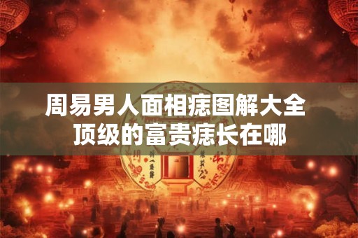 周易男人面相痣图解大全 顶级的富贵痣长在哪