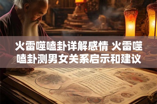 火雷噬嗑卦详解感情 火雷噬嗑卦测男女关系启示和建议