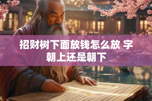 招财树下面放钱怎么放 字朝上还是朝下
