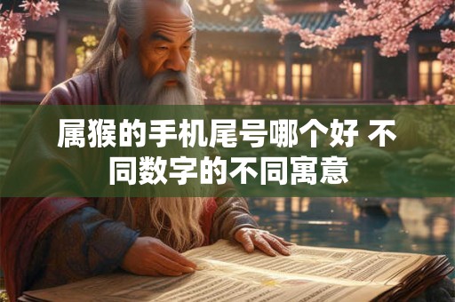 属猴的手机尾号哪个好 不同数字的不同寓意 属猴的手机尾号哪个好 不同数字的不同寓意