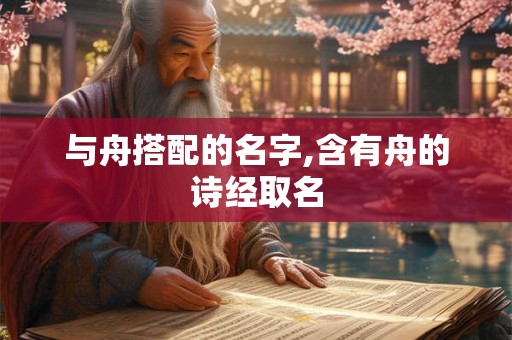 与舟搭配的名字,含有舟的诗经取名
