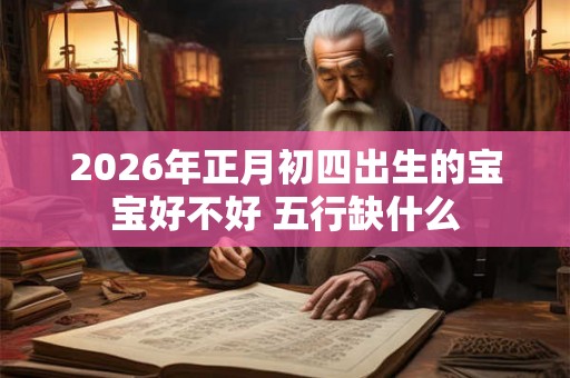 2026年正月初四出生的宝宝好不好 五行缺什么