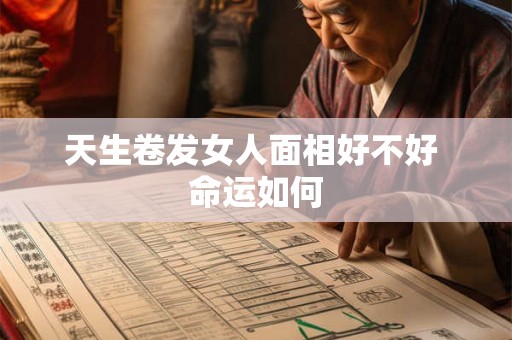 天生卷发女人面相好不好 命运如何