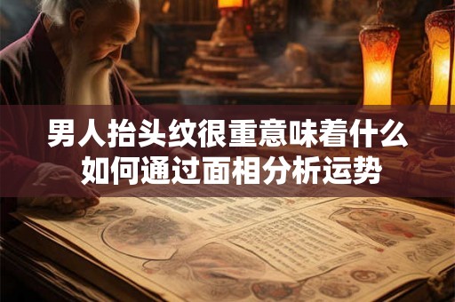 男人抬头纹很重意味着什么 如何通过面相分析运势