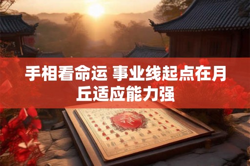 手相看命运 事业线起点在月丘适应能力强