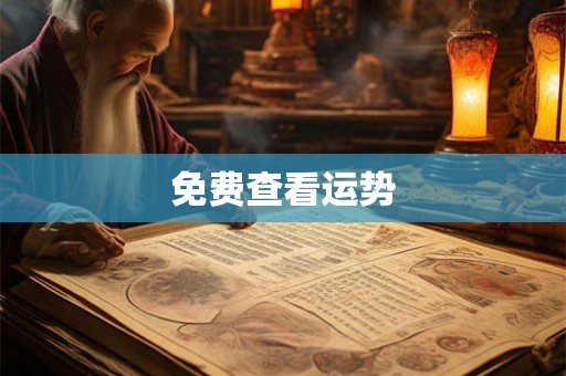 免费查看运势 免费查看运势