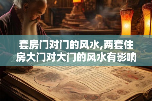 套房门对门的风水,两套住房大门对大门的风水有影响不 套房门对门的风水,两套住房大门对大门的风水有影响不