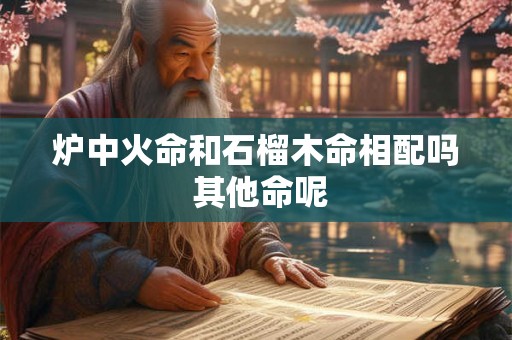 炉中火命和石榴木命相配吗 其他命呢 炉中火命和石榴木命相配吗 其他命呢