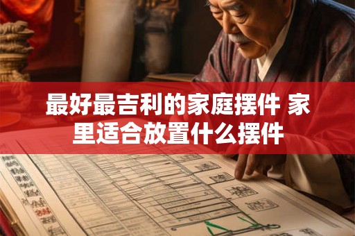 最好最吉利的家庭摆件 家里适合放置什么摆件