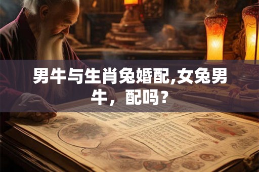 男牛与生肖兔婚配,女兔男牛，配吗？