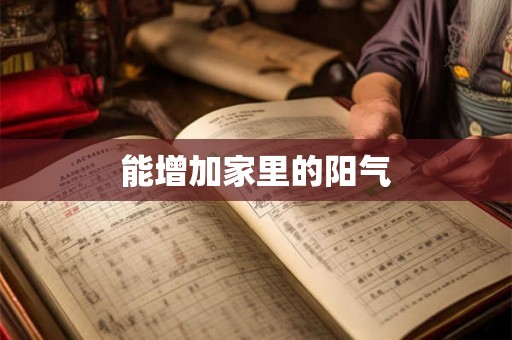能增加家里的阳气 能增加家里的阳气