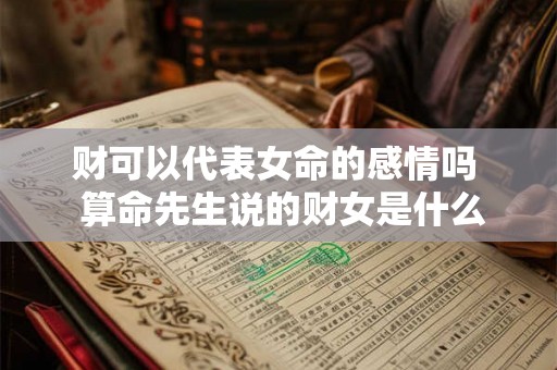 财可以代表女命的感情吗  算命先生说的财女是什么意思