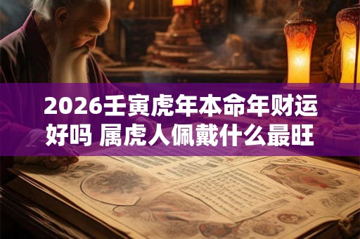 2026壬寅虎年本命年财运好吗 属虎人佩戴什么最旺财