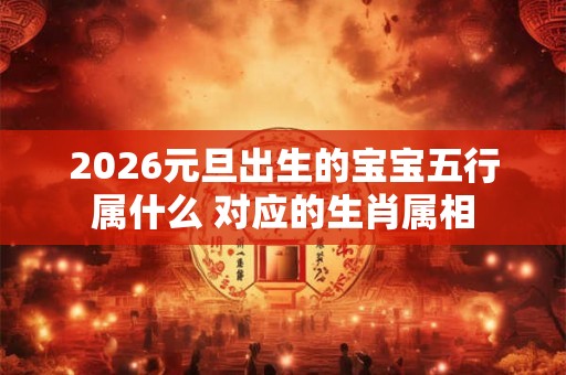2026元旦出生的宝宝五行属什么 对应的生肖属相 2026元旦出生的宝宝五行属什么 对应的生肖属相