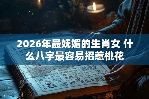 2026年最妩媚的生肖女 什么八字最容易招惹桃花