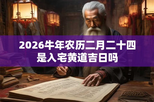 2026牛年农历二月二十四是入宅黄道吉日吗 2026牛年农历二月二十四是入宅黄道吉日吗