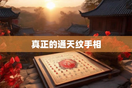 真正的通天纹手相