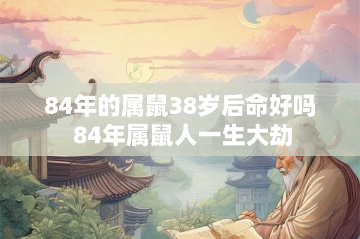 84年的属鼠38岁后命好吗 84年属鼠人一生大劫