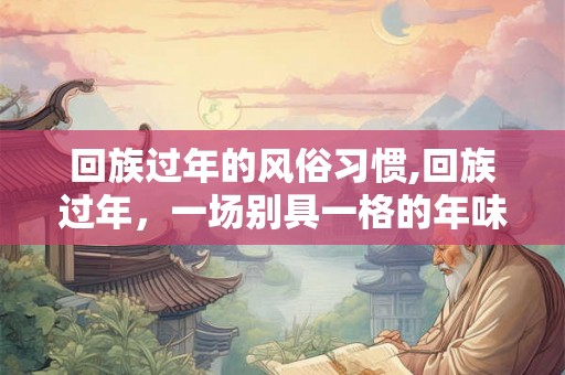回族过年的风俗习惯,回族过年，一场别具一格的年味盛宴