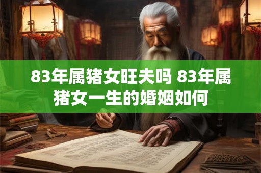 83年属猪女旺夫吗 83年属猪女一生的婚姻如何